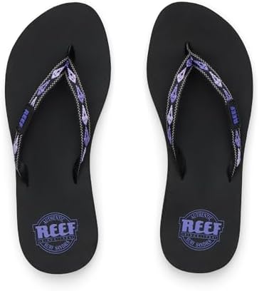 REEF Womens Sandals, Ginger BlackPurple