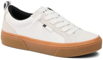 REEF Women's Lay Day Dawn Leather Shoes White Grey Gum