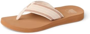 REEF Women's Sandals Spring Woven Flip Flops Warm SandBrown