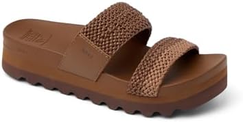 REEF Women's Sandals, Cushion Vista Hi ChocolateTan Braid