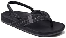REEF Baby Boys' Phantom Cushion Flip Flops Black