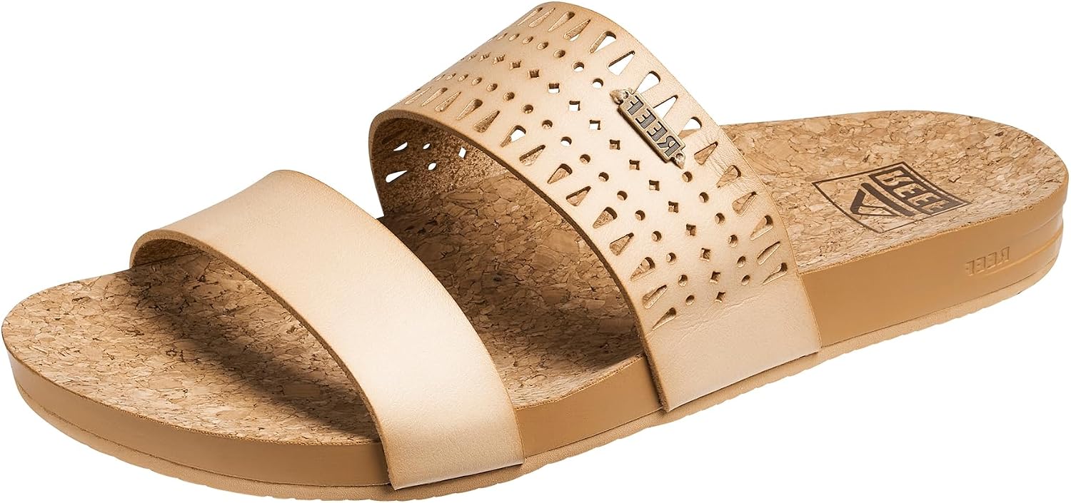 REEF Cushion Vista Perf Womens Sandal Seashell