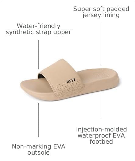 Reef Boys Kids One Slide Sandal NomadBlack