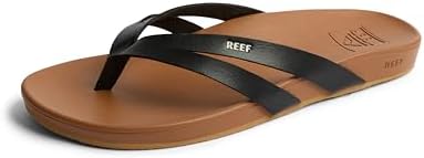 REEF Women's Sandals Cushion Spring Joy Flip Flops BlackTan