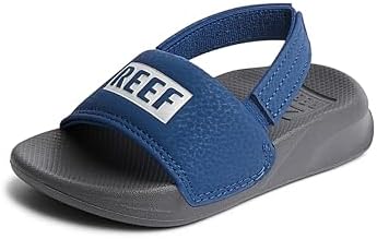 Reef Kids Little One Slide (InfantToddlerLittle Kid) Reef GreyBlue