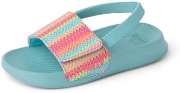 REEF girls ToddlerLittle Kid Salty Slide AquaStripe