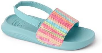REEF girls ToddlerLittle Kid Salty Slide AquaStripe