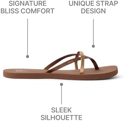REEF Women’s Bliss Wild Sandal ChocolateBronze