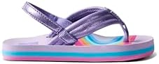 REEF Girls ToddlerLittle Kid Ahi Beach Flip Flop, Soft Cushion Footbed, Water Friendly Candyland