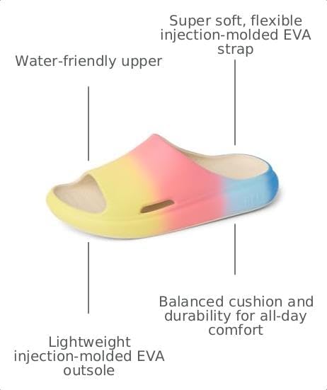 REEF Rio Slides (Big Kid) Blue Ombre
