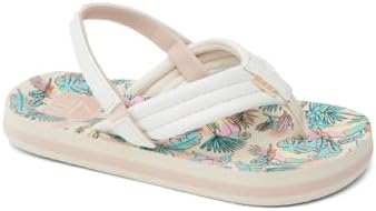REEF Girls ToddlerLittle Kid Ahi Beach Flip Flop, Soft Cushion Footbed, Water Friendly Birdie Num Num