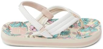 REEF Girls ToddlerLittle Kid Ahi Beach Flip Flop, Soft Cushion Footbed, Water Friendly Birdie Num Num