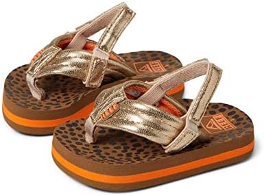 REEF Girls ToddlerLittle Kid Ahi Beach Flip Flop, Soft Cushion Footbed, Water Friendly Wild