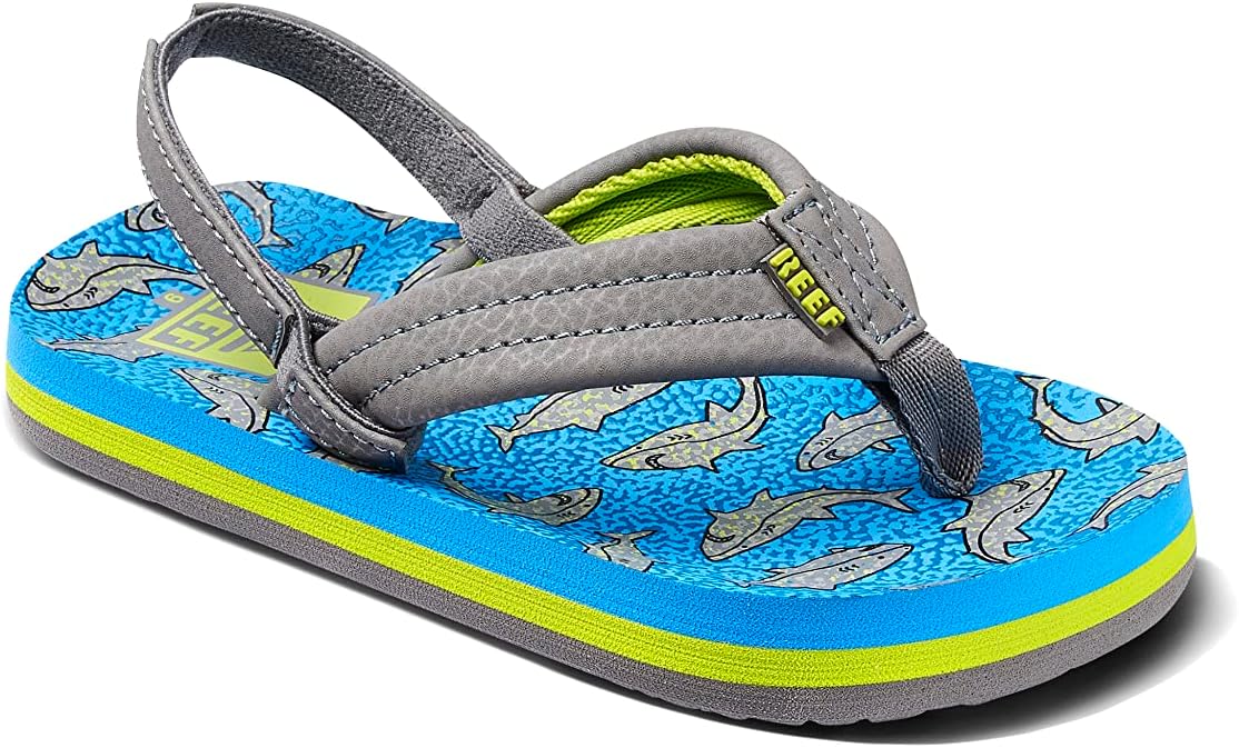 REEF Girls ToddlerLittle Kid Water Vista Platform Sandal, Water Friendly, Adjustable Strap Smoothie