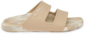 REEF Men's Oasis Double Up Waterproof Slides FossilBirch