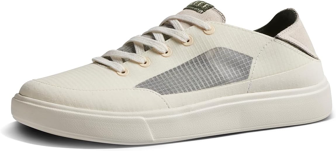 REEF Swellsole Navigator Men's Shoe, Lightweight & Breathable, Memory Foam Footbed White-forest