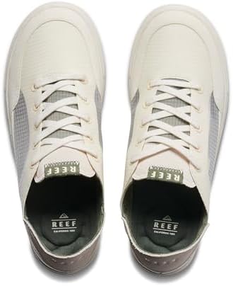 REEF Swellsole Navigator Men's Shoe, Lightweight & Breathable, Memory Foam Footbed White-forest