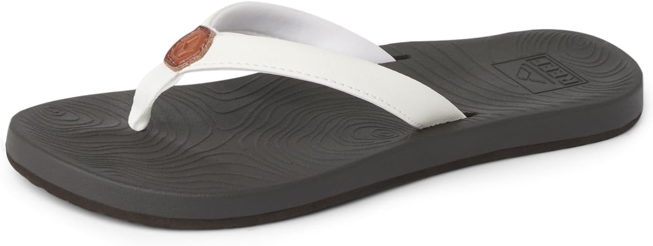REEF Women's Zen Love Flip Flops White