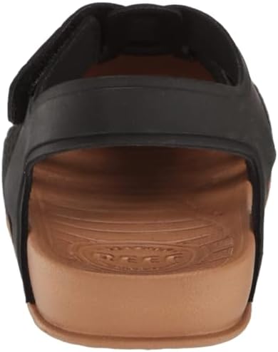 REEF Kids' Water Beachy Fisherman Sandals BlackTan
