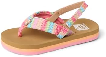 REEF Girls ToddlerLittle Kid Ahi Beach Flip Flop, Soft Cushion Footbed, Water Friendly Baja Pink