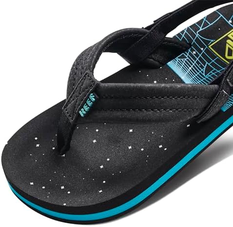 REEF Boys ToddlerLittle Kid Ahi Beach Flip Flop, Soft Cushion Footbed, Water Friendly Sharkade