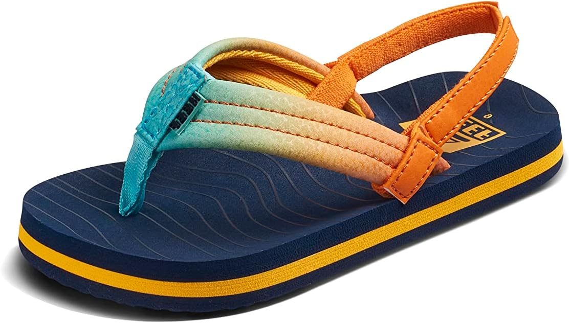 REEF Boys ToddlerLittle Kid Ahi Beach Flip Flop, Soft Cushion Footbed, Water Friendly Sun and Ocean
