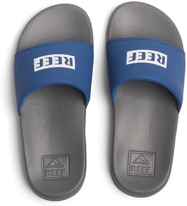 Reef Boys Kids One Slide Sandal Reef GreyBlue