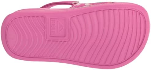 REEF Girls ToddlerLittle Kids One Slide Sandal Orchid Butterfly