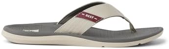 REEF Santa Ana Mens Sandal Tan-grey-maroon