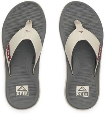 REEF Santa Ana Mens Sandal Tan-grey-maroon