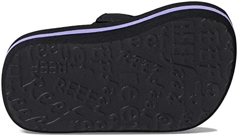 REEF Girls ToddlerLittle Kid Ahi Beach Flip Flop, Soft Cushion Footbed, Water Friendly Palm Fronds
