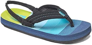 REEF Boys ToddlerLittle Kid Ahi Beach Flip Flop, Soft Cushion Footbed, Water Friendly AquaGreen