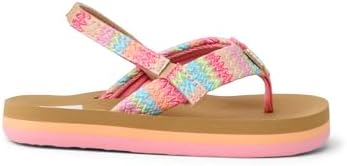 REEF Girls ToddlerLittle Kid Ahi Beach Flip Flop, Soft Cushion Footbed, Water Friendly Baja Pink