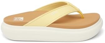 REEF Cushion Bondi Women's Sandal, Lightweight and Supportive Footbed, Water Friendly Pale Banana