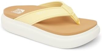 REEF Cushion Bondi Women's Sandal, Lightweight and Supportive Footbed, Water Friendly Pale Banana