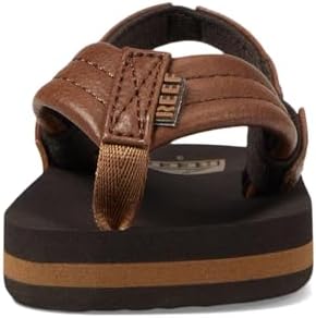 REEF Boys ToddlerLittle Kid Ahi Beach Flip Flop, Soft Cushion Footbed, Water Friendly Brown