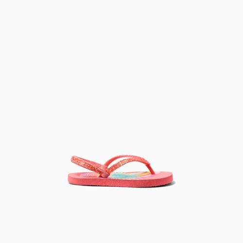 REEF Little Stargazer Prints Girls Sandal Pineapple Rainbows