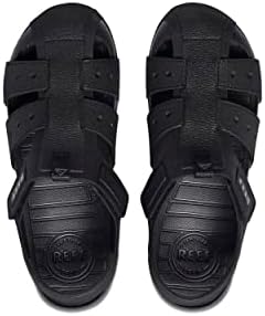 REEF Kids' Water Beachy Fisherman Sandals Black