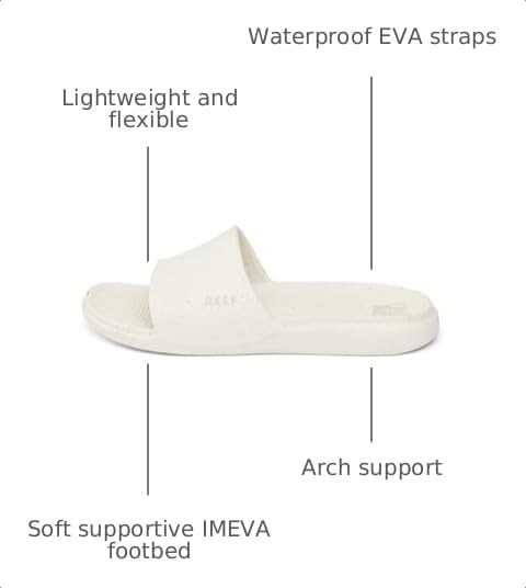 REEF Oasis Slide Mens Sandal Regrind Off White