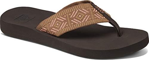 REEF Women's Sandals Spring Woven Flip Flops Coral