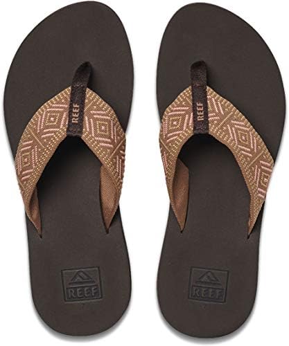 REEF Women's Sandals Spring Woven Flip Flops Coral
