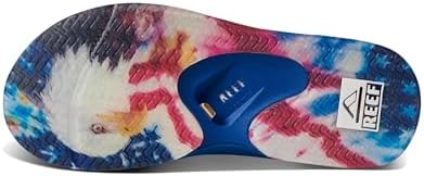 REEF Mens Sandals, Fanning Red White and Blue