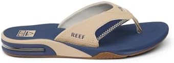 REEF Mens Sandals, Fanning Tan-navy-tan
