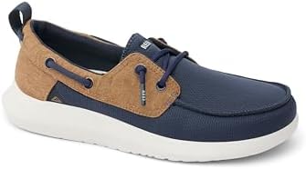 REEF Men's Swellsole Pier Boat Shoes NavyTan
