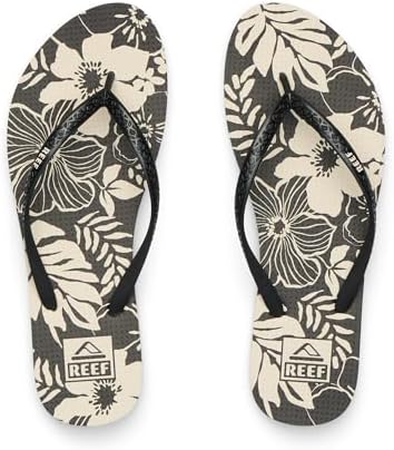 REEF Seaside Prints Black Floral