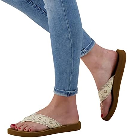 REEF Women's Sandals Spring Woven Flip Flops Vintage White