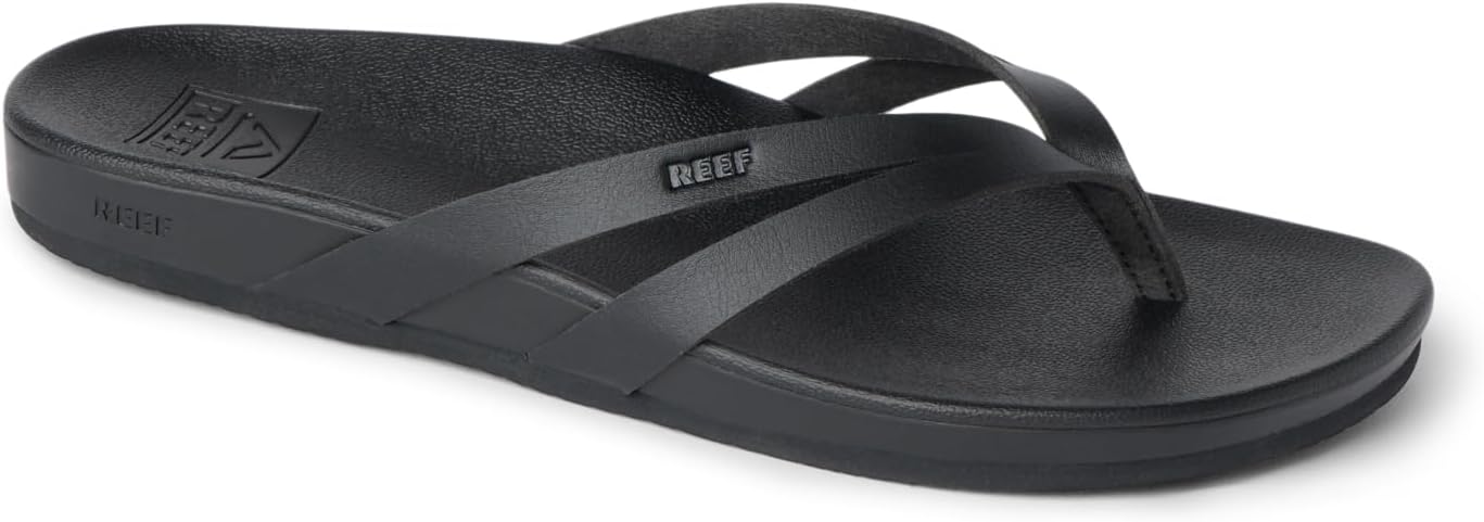 REEF Women's Sandals Cushion Spring Joy Flip Flops BlackBlack