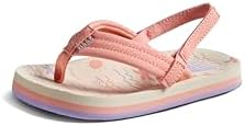 REEF Girls ToddlerLittle Kid Ahi Beach Flip Flop, Soft Cushion Footbed, Water Friendly Vintage Oasis