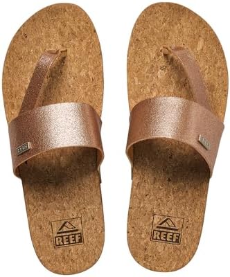 REEF Women's Cushion Sol Hi Platform Sandals Copper