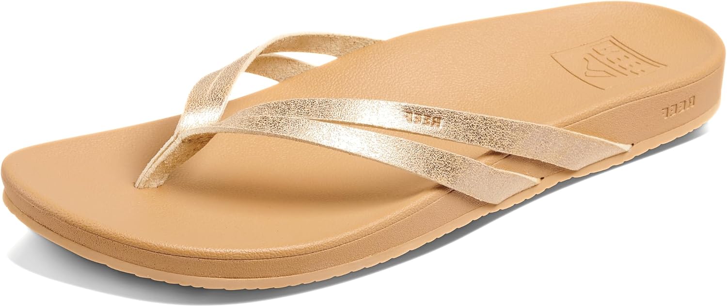 REEF Women's Sandals Cushion Spring Joy Flip Flops Champagne